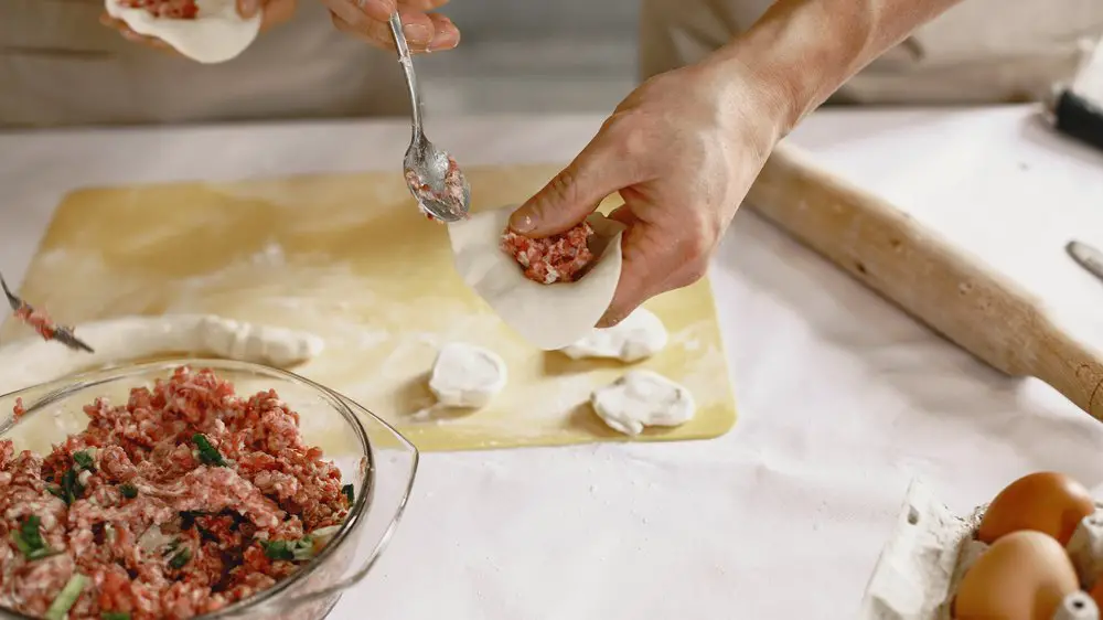 knödel mit fleisch